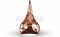 Függesztett Copper 180 lámpatest E27 foglalattal, rózsaarany
