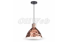 Függesztett Copper 300 lámpatest E27 foglalattal, rózsaarany