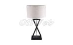   Asztali Designer Ivory lámpa E27 foglalattal 55 cm, kerek V-TAC