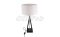Asztali Designer Ivory lámpa E27 foglalattal 55 cm, kerek