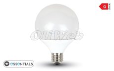 LED fényforrás E27 G95 gömb SMD 10W melegfehér V-TAC