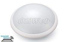 Dome Light MW Sensor kerek mennyezeti lámpa E27 foglalattal, fehér V-TAC