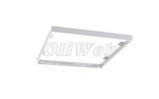 Felületre szerelhető DIY MC rögzítőkeret LED panelhez (600x600 mm), fehér