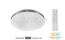 Mennyezeti lámpa - Domelight Wave 40W CCT-remote 40 cm, fehér V-TAC