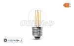  LED fényforrás E27 G45 kisgömb COG "izzószálas" 4W melegfehér V-TAC