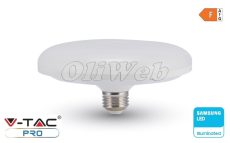LED fényforrás E27 F200 UFO SMD 24W melegfehér SAMSUNG chip V-TAC