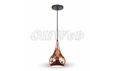 Függesztett Copper 180 lámpatest E27 foglalattal, rózsaarany V-TAC